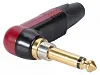 Neutrik NP2RX-AU-Silent Разъем Джек моно 6.3 мм угловой профессиональный, с выключателем.-1