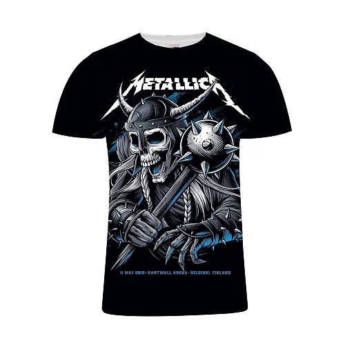 Футболка с принтом Metallica. Размер M.
