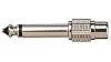 Soundking CC301 Переходник (разъем переходной) 1/4" (6,35мм), моно, штекер - RCA, гнездо.-2