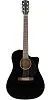 Fender CD-60SCE Black Электроакустическая гитара.-0