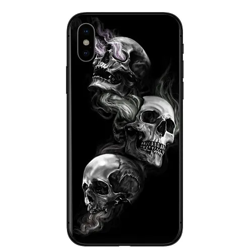 Чехол для смартфона iPhone 7/8. Черепа.