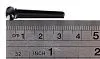 Alice A021BK/2PVC Фиксатор струн черный с белой точкой 2 мм.-2