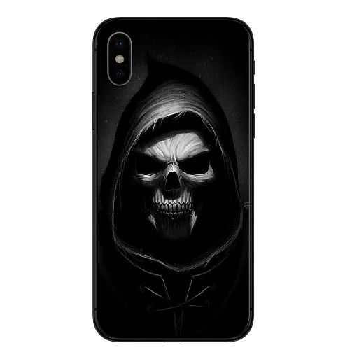Чехол для смартфона iPhone 7/8 599504981951 Череп в капюшоне.