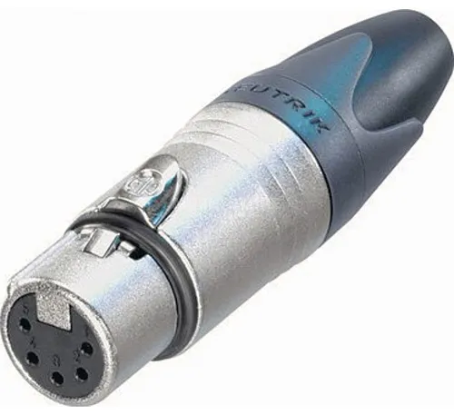 Neutrik NC5FXX Разъем XLR female кабельный (5 контактов).