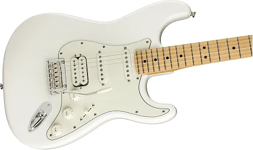 Fender Player Stratocaster HSS MN Polar White Электрогитара.