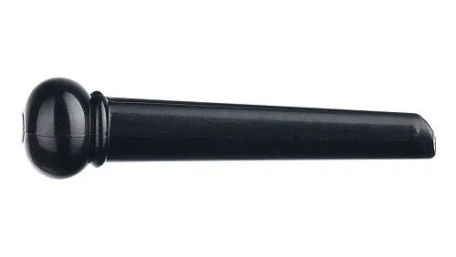Alice A021BK/2PVC Фиксатор струн черный с белой точкой 2 мм.
