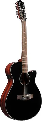 Ibanez AEG5012-BKH Электроакустическая 12-струнная гитара.