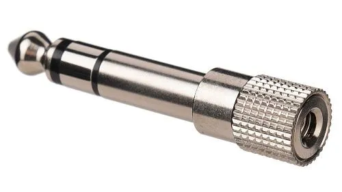 Soundking CC309-1 Переходник 6,35 мм стерео штекер - 3,5 мм стерео гнездо.