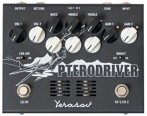 Yerasov PD-7 Pterodriver Предусилитель гитарный, ламповый.